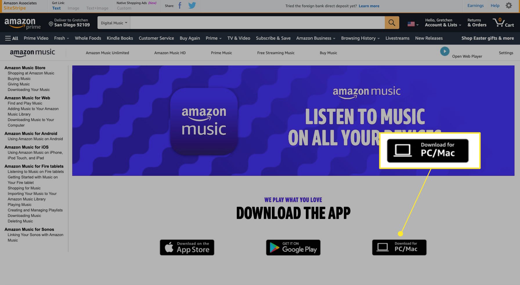 amazon music app for mac review