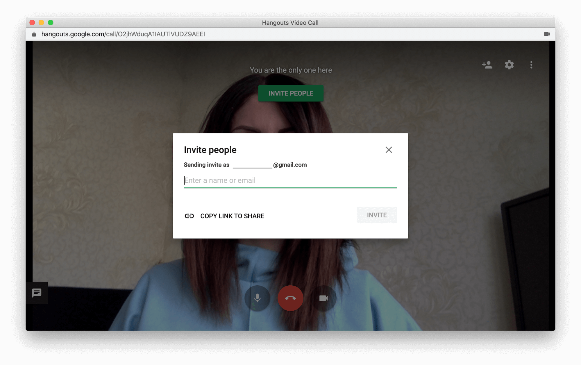 use hangouts for video call on mac